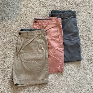 J. Crew Men’s Slim Fit Short (Bundle) x3